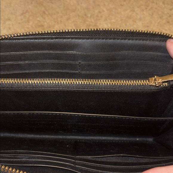 Coach Signature Brown Wristlet - Picture 5 of 5